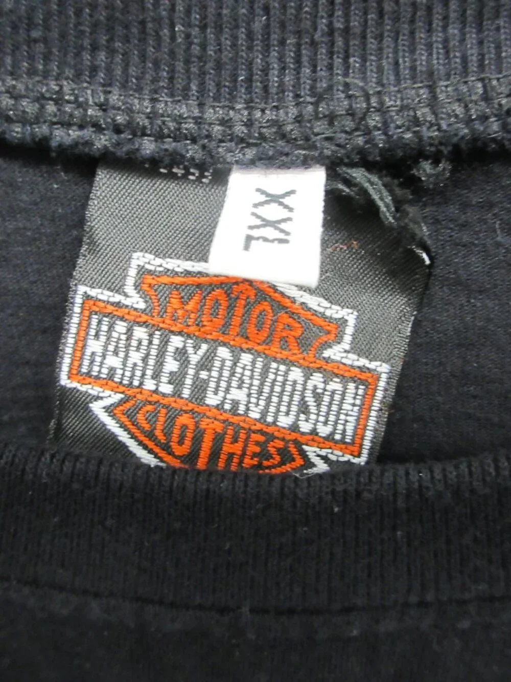 HARLEY-DAVIDSON T-SHIRT BANGKOK THAILAND MENS XXL BLUE EAGLE BAR & SHIELD BLACK